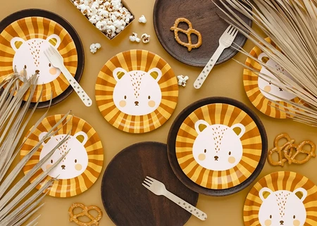 Talerzyki Lew, mix, 18 cm