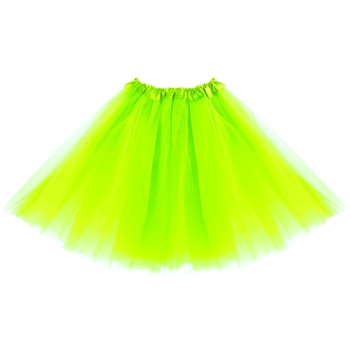 Spódniczka tiulowa limonkowa 40cm