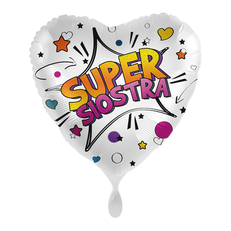 Balon foliowy 18" Super Siostra - Super Sister