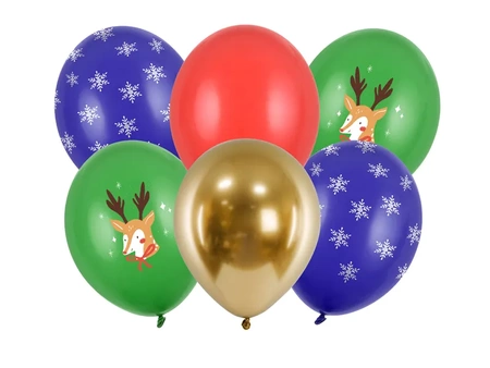 Balony 30 cm, Candy land, mix ( 6 szt) 
