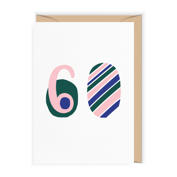 Kartka na 60-te urodziny