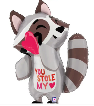 Balon Grabo 31'' Stole My Heart Raccoon
