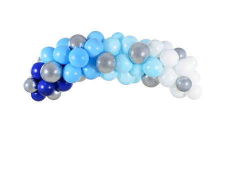 Girlanda balonowa - niebieska, 200cm