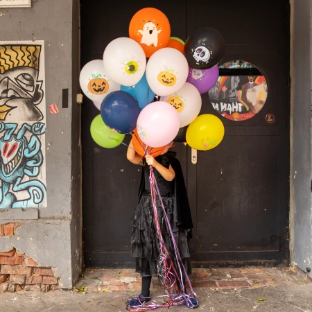 Balony Halloween 12cali 8 szt