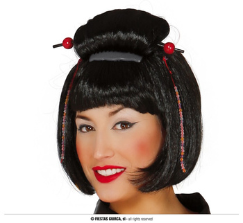 Peruka Gejsza, damska