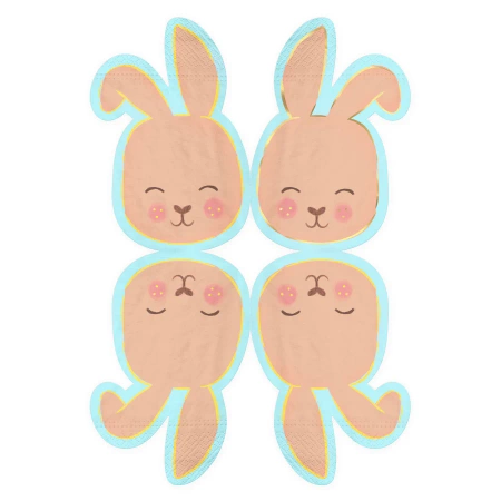 Serwetki Wielkanoc zajączki 10 szt.