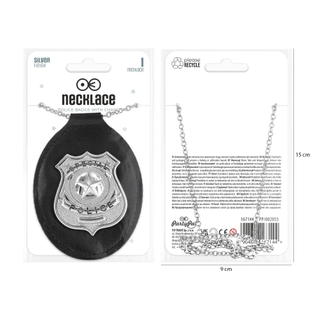 Naszyjnik odznaka policyjna