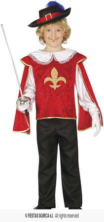 Strój Muszkietera dla chłopca, rozm. 129-137 cm