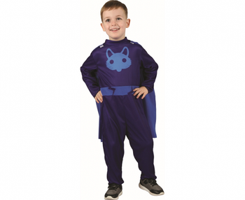 Zestaw Superbohater Niebieski (CatBoy) rozm. 98-104 cm
