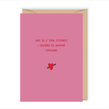 Kartka walentynkowa Familiada