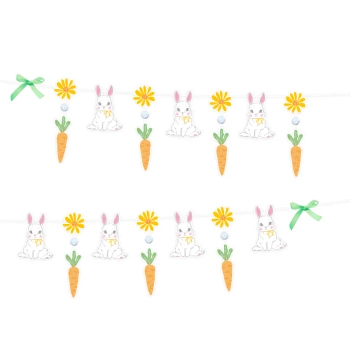 Baner Króliki Wielkanoc 240x30cm