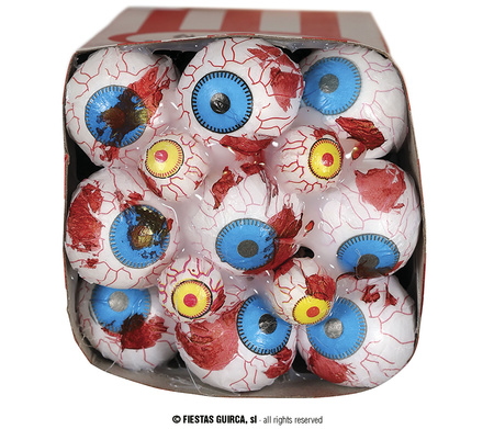 Popcorn z gałkami ocznymi na Halloween, 9X8X16 CM