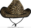  Kapelusz kowbojski, panterka, 1szt