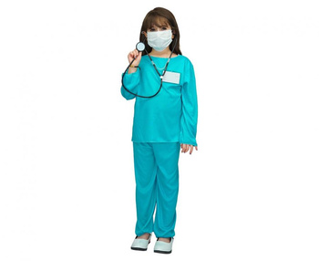 Zestaw dla dzieci Pielęgniarka (koszula, spodnie, maska),  rozm. 130/140 cm