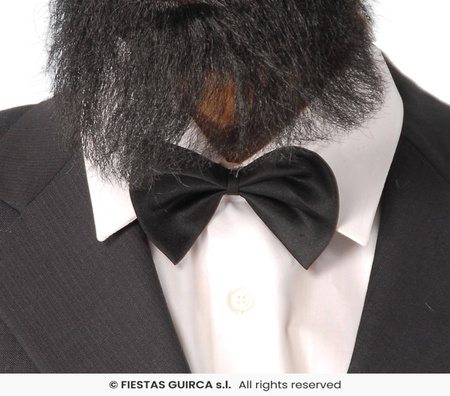 Czarna Muszka Karnawałowa