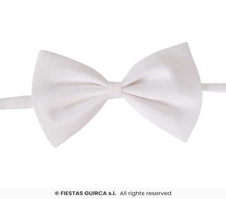 Biała Muszka Karnawałowa 