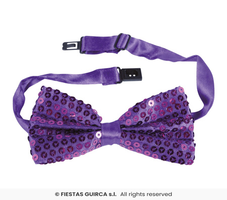 Fioletowa Muszka cekinowa