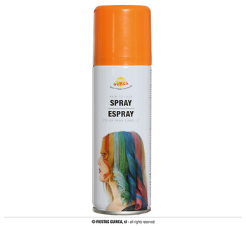 Spray do koloryzacji włosów, pomarańczowy, 125ml.