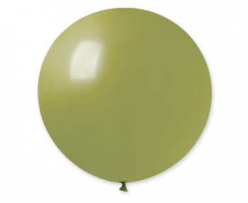Balon G30 pastel kula 0.80m - zielona oliwkowa 98