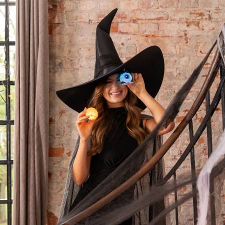 Świeczka LED Oko Halloween zmieniająca kolory