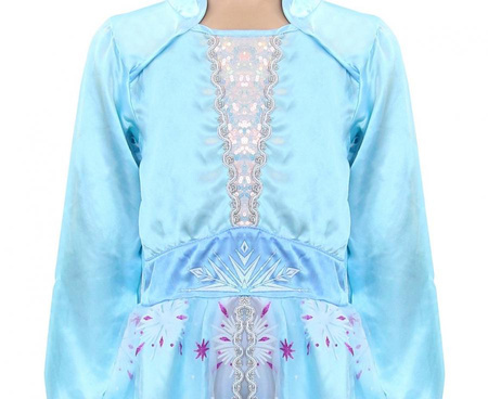 Strój dla dzieci "Błękitna Princess" (sukienka) rozm. 110-125 cm