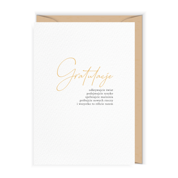 Kartka na ślub z gratulacjami