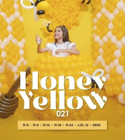 Balony Sempertex Honey Yellow 18", 1 szt