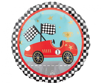 Balon foliowy 18", Race Cars