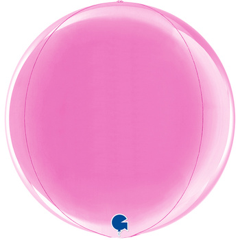 Balon Grabo 15''  Globe Fuxia 4D Pakowany