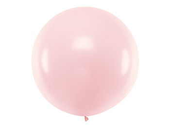 Balon okrągły 1m, Pastel Pale Pink