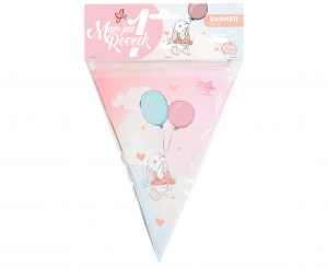 Banner Kolekcja Roczek - Króliczek, 11 flag, 326 cm