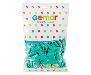 Balony G110 pastel 12" - turkusowo-zielone 50/ 100 szt (macaron)