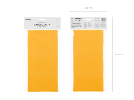 Obrus, 137x183 cm, jasny pomarańczowy