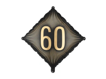 Balon foliowy ''60'', 46x46 cm, mix