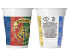 Kubeczki plastikowe, Harry Potter Hogwarts Houses, 200 ml, 8 szt. 