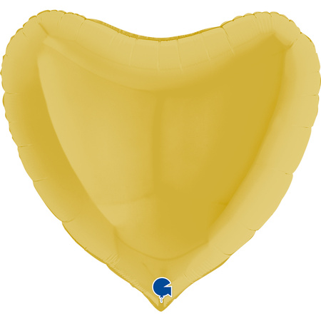 Balon Grabo 36'' Serce Pastelowe Żółte