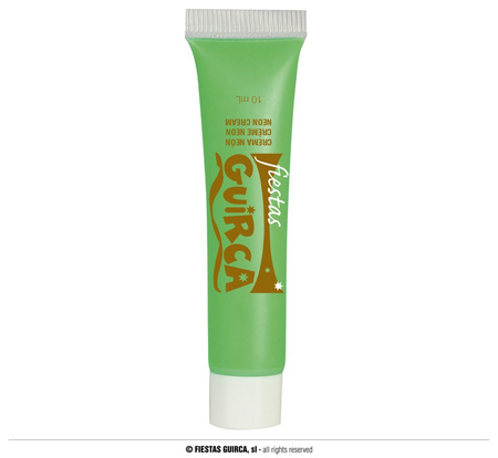 Farba fluorescencyjna do make-up, zielony, 10 ml