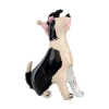 Balon foliowy stojący, Pies Border Collie z czapeczką, 76x92 cm