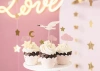 Dekoracje do muffinek - Bocian 11-12 cm, mix