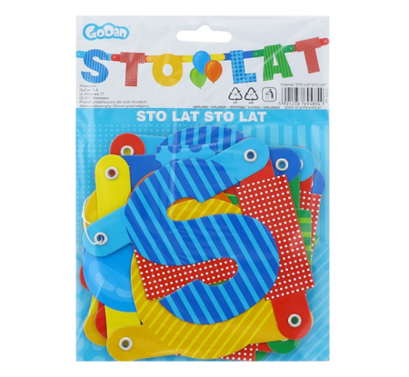 Girlanda STO LAT STO LAT, dł. 150 cm