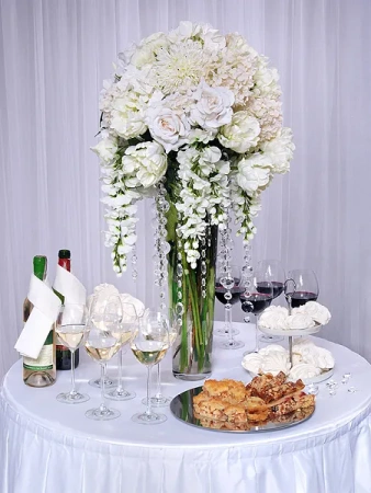 Girlanda kryształowa, bezbarwny, 1m