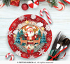 Talerzyki Santa Claus 23cm, 6 szt