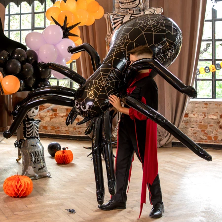 Balon foliowy Pająk Gigant Halloween 227x155cm