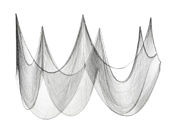 Materiał dekoracyjny gładki, czarny, 0.72x9.8m