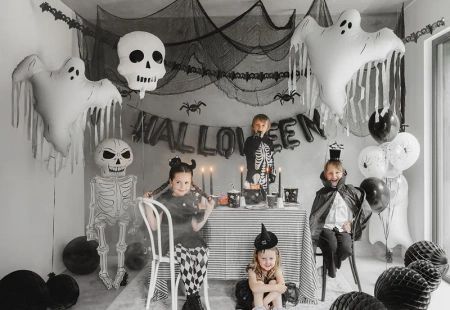 Balon foliowy Czaszka, 36x41 cm