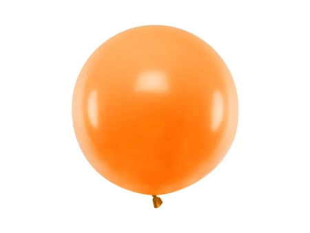 Balon okrągły 60 cm, Pastel Mandarin Orange
