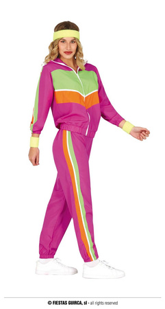 Strój Disco dres lata 80-te, 90-te, rozm. L