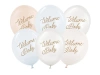 Balony 30 cm, Welcome Baby, mix niebieski, 6 szt