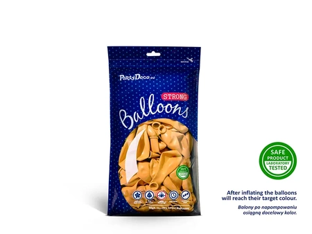 Balony Strong 12cm, Pastel Honey Yellow