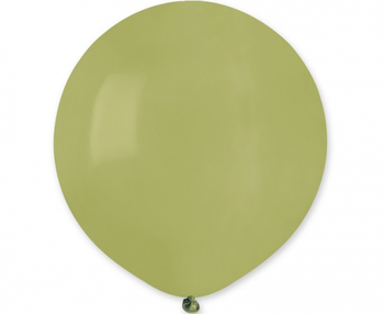 Balony pastel 19" - zielone oliwkowe 98/ 1 szt